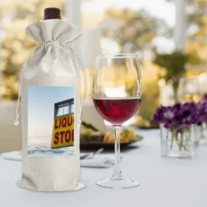 Liquor Store Wine Bags (Linen)