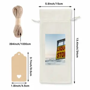 Liquor Store Wine Bags (Linen)