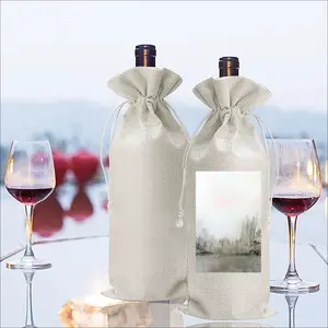 Megacity And Seagull Wine Bags (Linen)