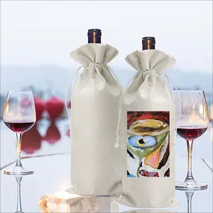 Drunk Man Wine Bags (Linen)