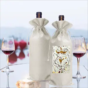 Beauty Is In Your Eyes Wine Bags (Linen)