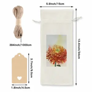 Autumn Flower Wine Bags (Linen)