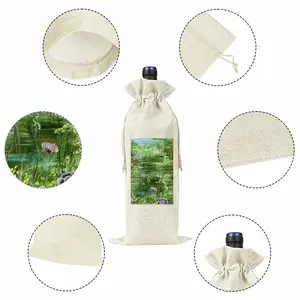 Pond Interior Gift Idea Wine Bags (Linen)