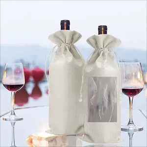 New Beginnings Wine Bags (Linen)