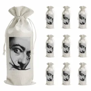 Salvador Dali Wine Bags (Linen)