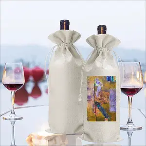 Happy Teeth Wine Bags (Linen)