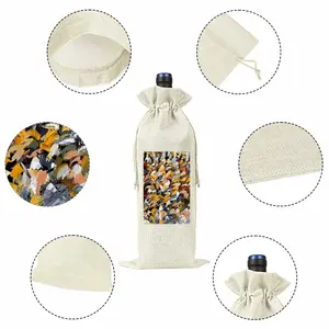 Togethernessone People Wine Bags (Linen)