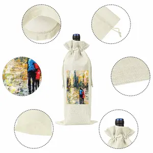 Lovers Walk Wine Bags (Linen)