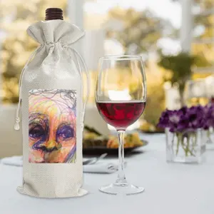 What Is The Question? Wine Bags (Linen)