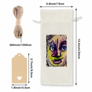 Stressed Out Wine Bags (Linen)