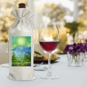 Mysterious Full Moon Wine Bags (Linen)