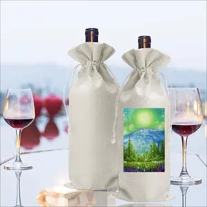 Mysterious Full Moon Wine Bags (Linen)