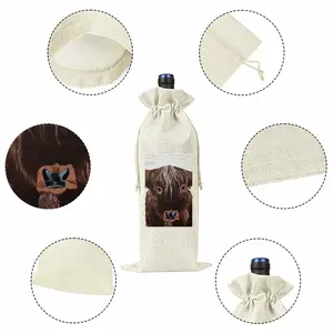 Bull - Red Bull Taurus Animals Buffalo Wild Wine Bags (Linen)