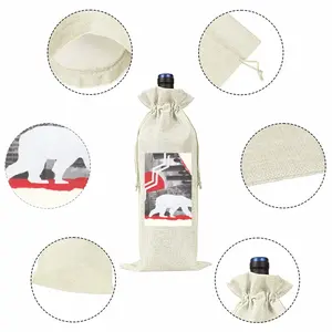 Wwf Polar Bear Wine Bags (Linen)