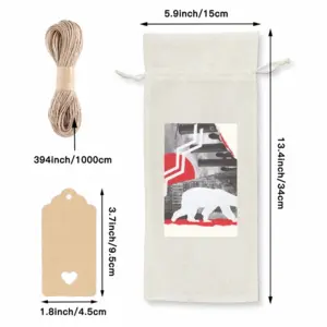 Wwf Polar Bear Wine Bags (Linen)