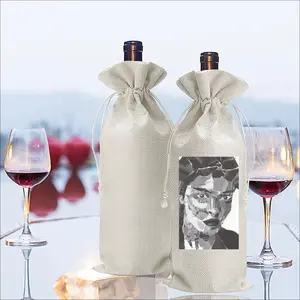 Together In Pieces Wine Bags (Linen)