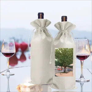 Zona Shop East Hampton Wine Bags (Linen)