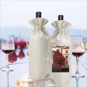 Villa Vizcaya Miami Wine Bags (Linen)