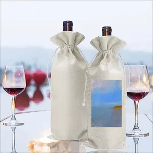 Abstraction Of The Sea Wine Bags (Linen)