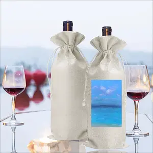 By The Water Wine Bags (Linen)