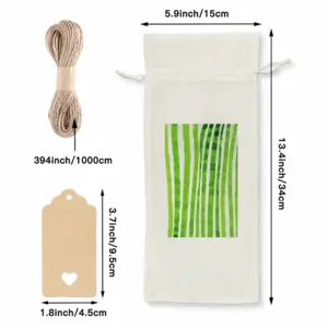 Green Lines Wine Bags (Linen)