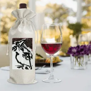 Two Profiles Wine Bags (Linen)