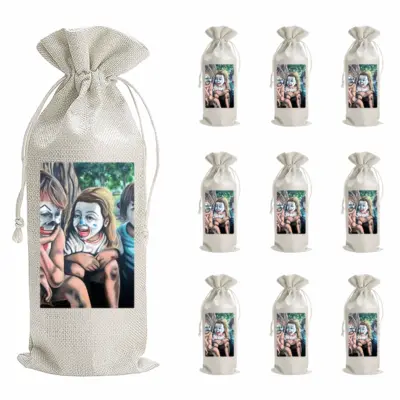 Clowns Wine Bags (Linen)