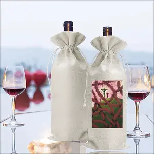 Calvary Through Thorns Wine Bags (Linen)