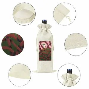 Calvary Through Thorns Wine Bags (Linen)