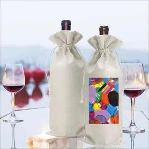 Circle Wine Bags (Linen)