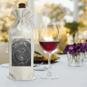 Death Helmet Wine Bags (Linen)