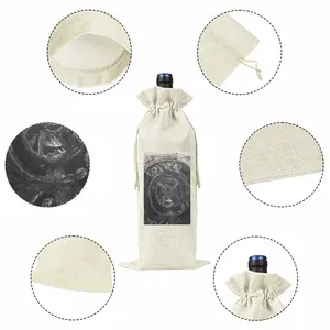 Death Helmet Wine Bags (Linen)