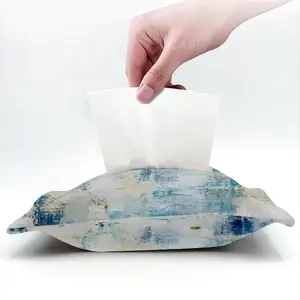 Blues Tissue Box (Linen)