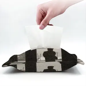 Anticipation Of A Moment Tissue Box (Linen)