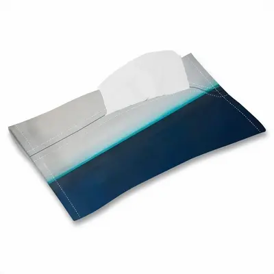 Charcoal White Teal Series 3 Tissue Box (Linen)