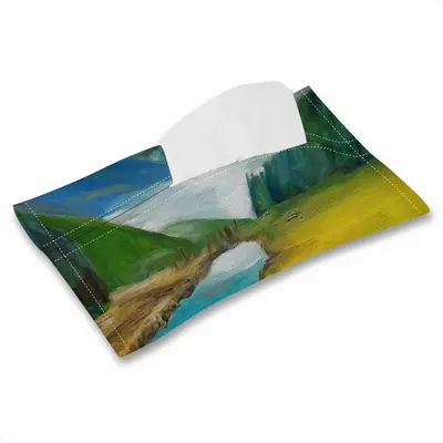 Beauty Of Lake Tissue Box (Linen)