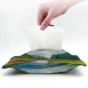 Beauty Of Lake Tissue Box (Linen)