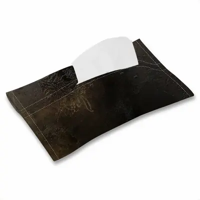 Black Rose Tissue Box (Linen)