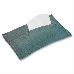 Hazy Shades Of Blue Tissue Box (Linen)