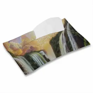 Among The Waterfalls Tissue Box (Linen)