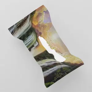 Among The Waterfalls Tissue Box (Linen)