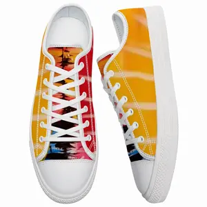 Men Life Cycle Retro Canvas Shoes