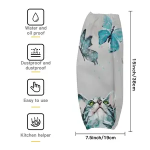 Cat And Butterflies Waterproof Arm Sleeves