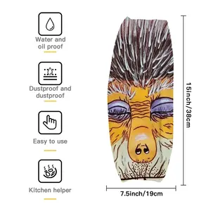 Monkey - Watercolor Animals Wild Interior Decor Gift Ideas Design Asian Waterproof Arm Sleeves