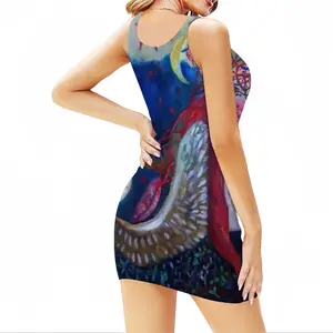 Women Immortality Oil Tank Top Dresses