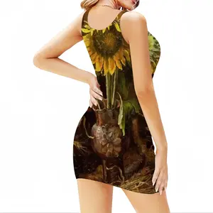 Women My Sunflowers Tank Top Dresses