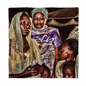 The Nubian Bride 6 Cloth Napkins