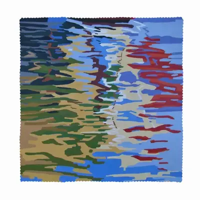 Reflections Of Boats In Sète Harbor Cloth Napkins