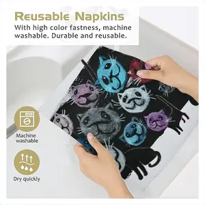 Cats Cloth Napkins