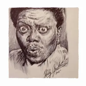 Bernie Mac Portrait Cloth Napkins